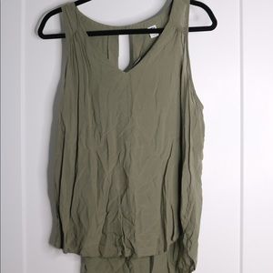 Old navy green tank top